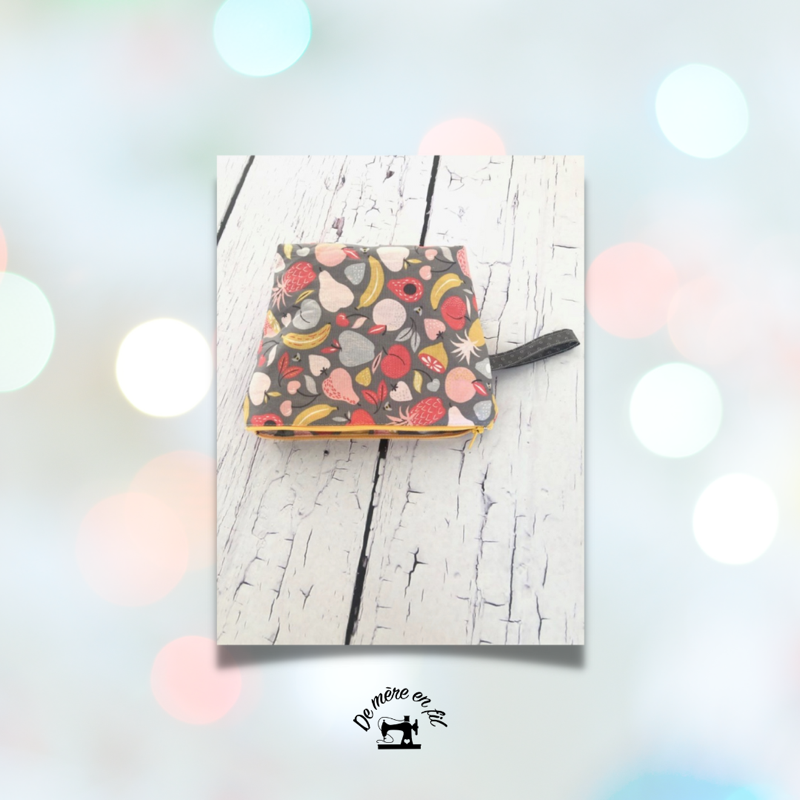 trousse doublée pour la toilette ou l'école